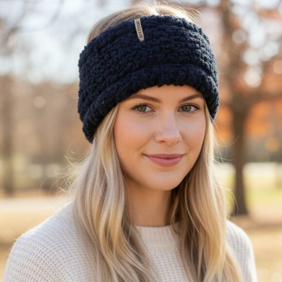 Turtle Fur Wide Headband 100% Recycled Comfort Lush High Pile Fleece - Picture 1 of 6